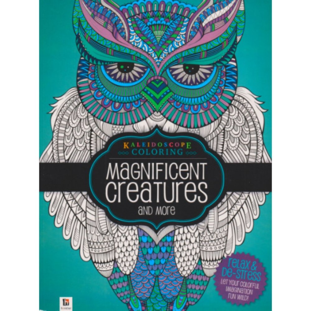 5/$25 - Magnificent Creatures and More Coloring Book